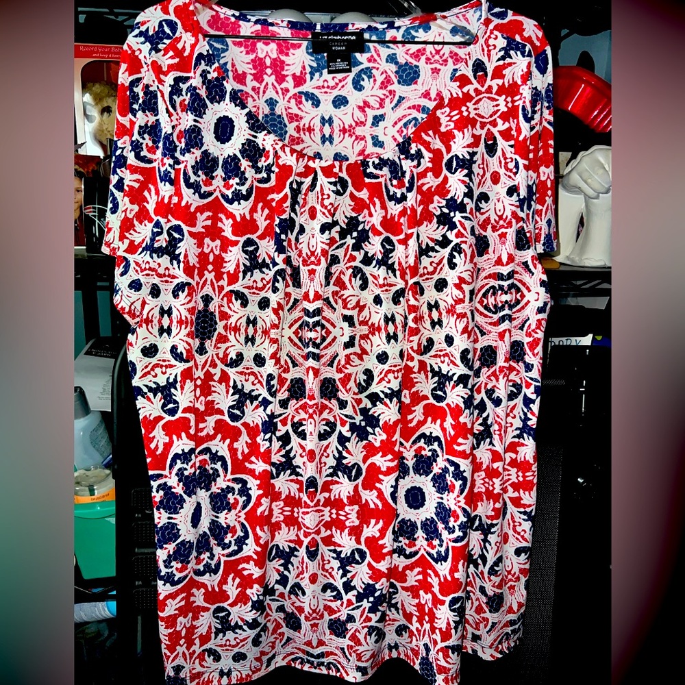 Liz Claiborne Plus-Size 1X Women’s Blouse
